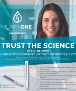 Purify-ONE Ultraviolet (UV) Light Disinfecting Wand