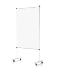 Clear Room Partition 36"w With Casters