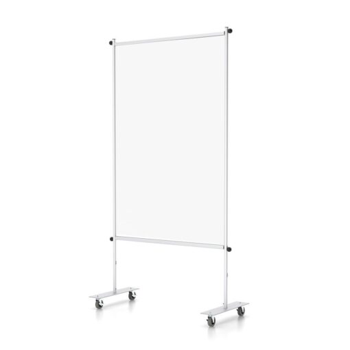 Clear Room Partition 36"w With Casters
