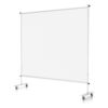 Clear Room Partition 72"w With Casters